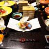 湯の山温泉寿亭の夕食、お部屋出しのメニューを紹介。