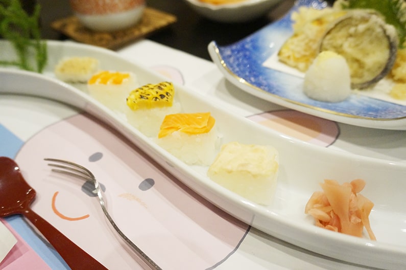 びわこ緑水亭の子供用夕食メニューを紹介。寿司や蟹グラタンで豪華！