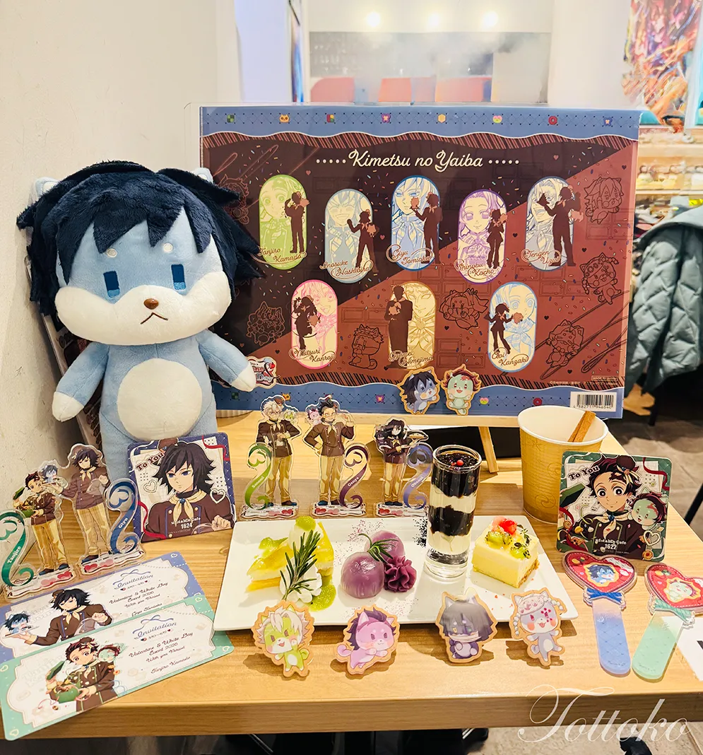 鬼滅の刃バレンタイン・ホワイトデーのスペシャルイベント「Tea Time 」飲食レポ【ufotablecafe】