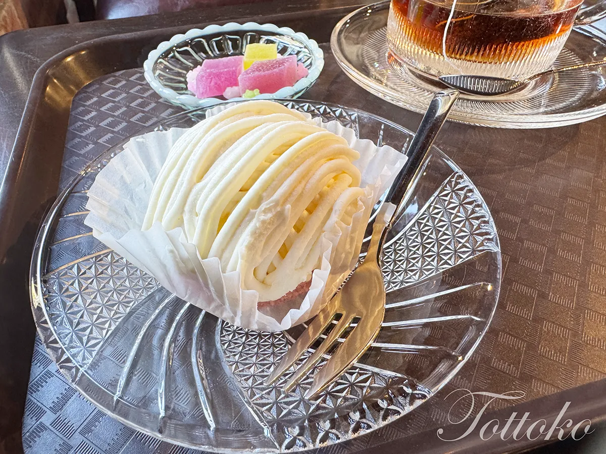 【明治村×鬼滅の刃コラボフード】メイジ珈琲時館を紹介【天元様モンブランとしのぶさんの藤の花ドリンク】