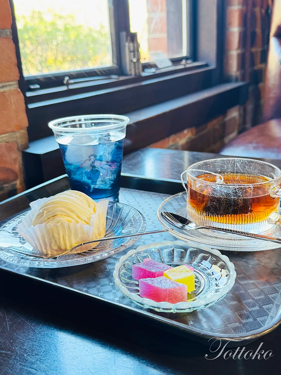 【明治村×鬼滅の刃コラボフード】メイジ珈琲時館を紹介【天元様モンブランとしのぶさんの藤の花ドリンク】