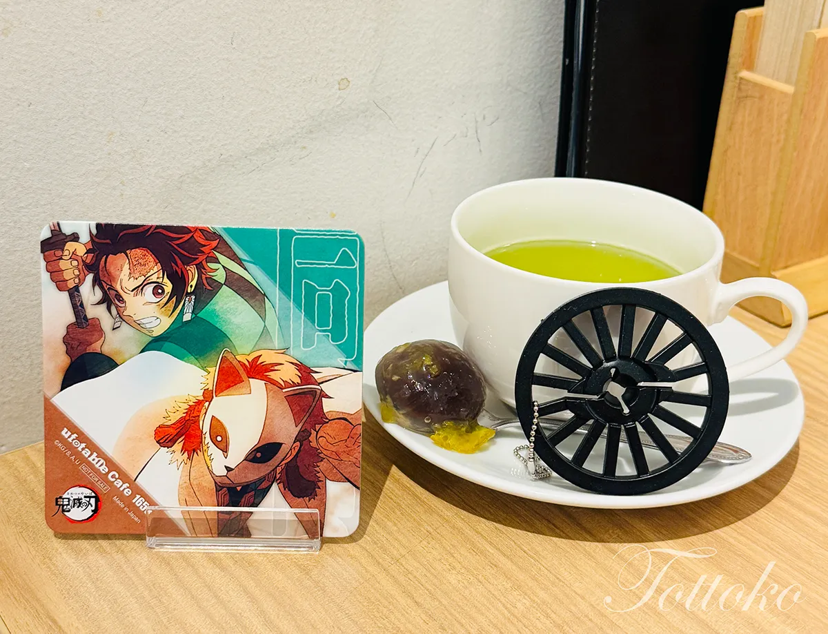 ufotablecafe鬼滅の刃再放送カフェ立志編第一期飲食レポ水の呼吸パフェ