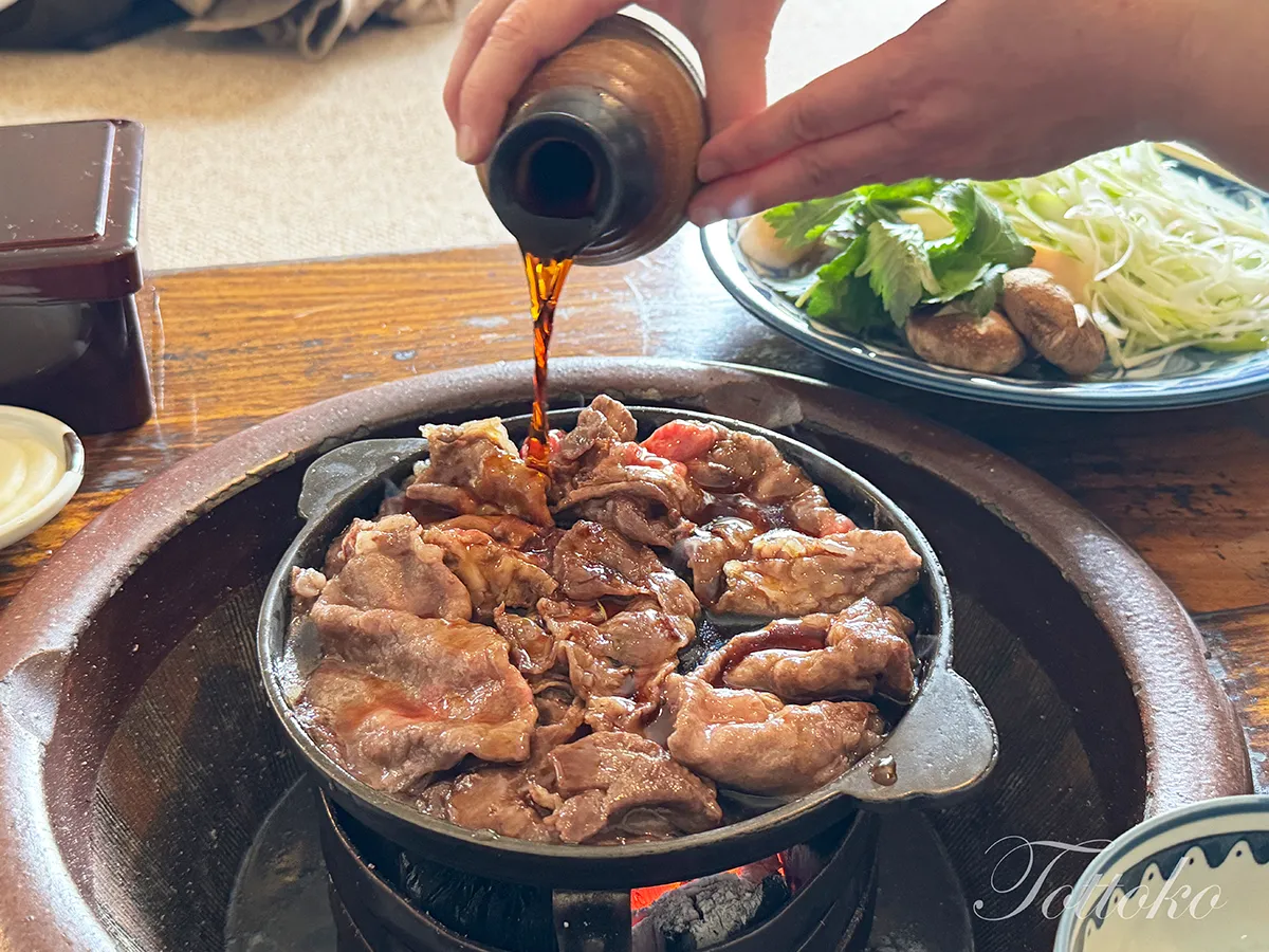 【明治村×鬼滅の刃コラボフード】大井牛肉店の煉獄さんの牛鍋レポ。本当にうまい!贅沢な一品です。