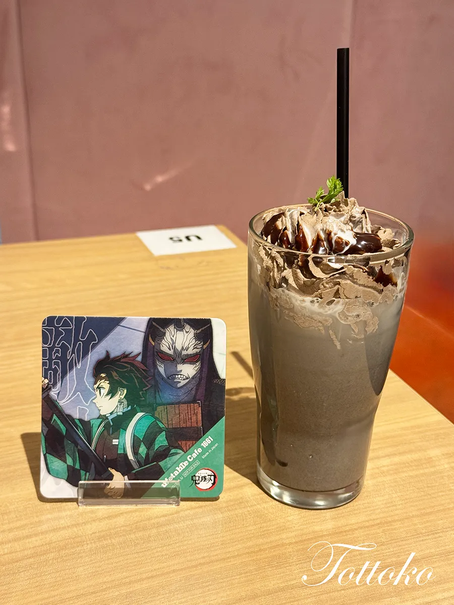 【あの浅草のうどんが登場！】ufotablecafe鬼滅の刃再放送 立志編第2期飲食レポ　ドリンクとコースター