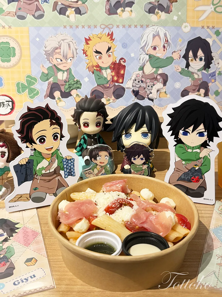 【ufotablecafe×鬼滅の刃】ハンドメイドクラブ飲食レポ【ミニポップの貸し出しが楽しいよ】