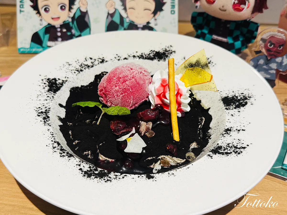 【あの浅草のうどんが登場!】ufotablecafe鬼滅の刃再放送 立志編第2期飲食レポ 沼鬼のティラミス