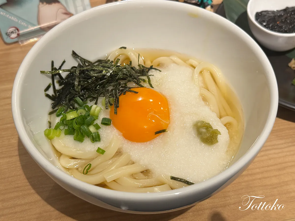 【あの浅草の山かけうどんが登場！】ufotablecafe鬼滅の刃再放送 立志編第2期飲食レポ