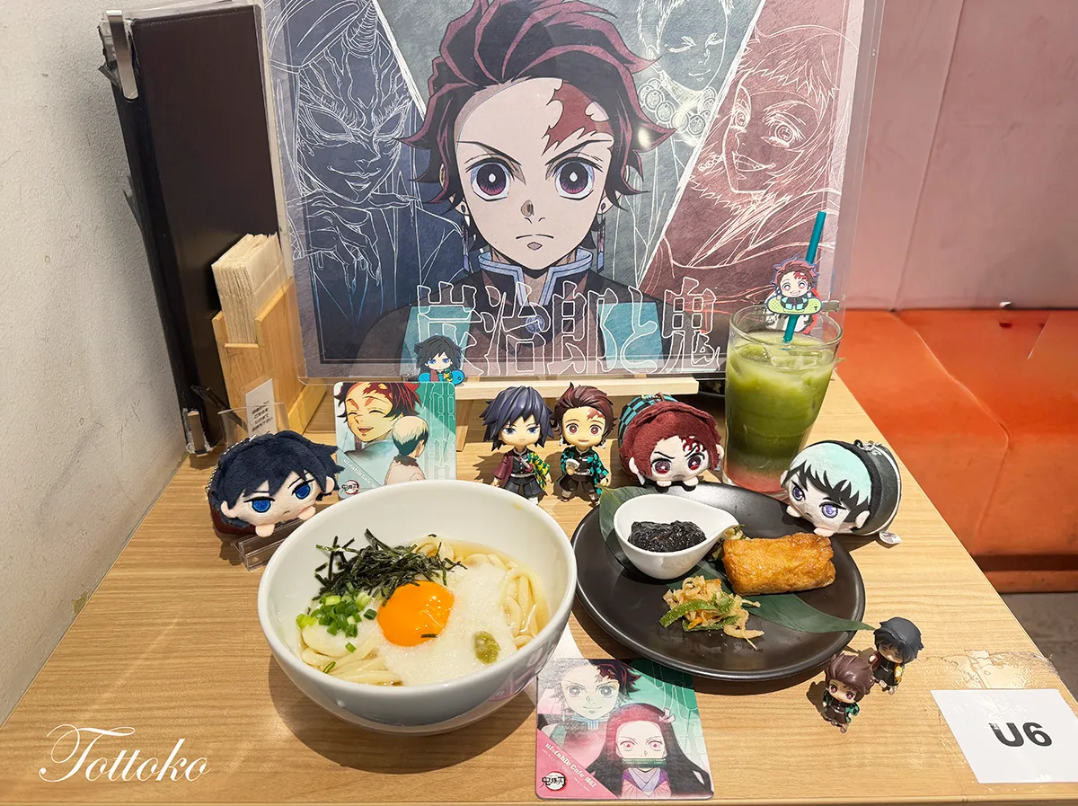 【あの浅草のうどんが登場！】ufotablecafe鬼滅の刃再放送 立志編第2期飲食レポ