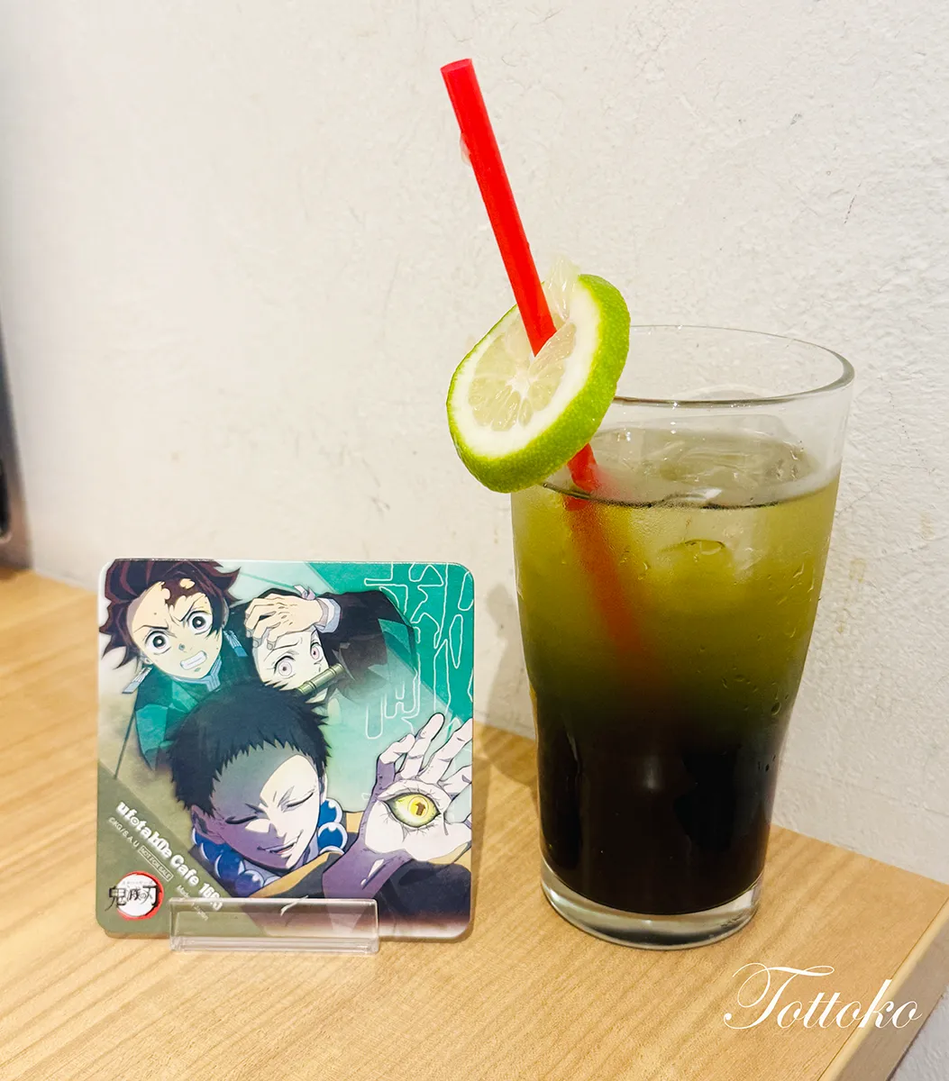 【あの浅草のうどんが登場!】ufotablecafe鬼滅の刃再放送 立志編第2期飲食レポ 矢琶羽と炭治郎のドリンク