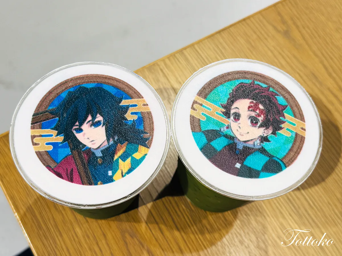 namco×鬼滅の刃「追憶回廊ノ導」コラボメニューを食べてきたよ【カフェコーナーレポ】フォーチューンラテ
