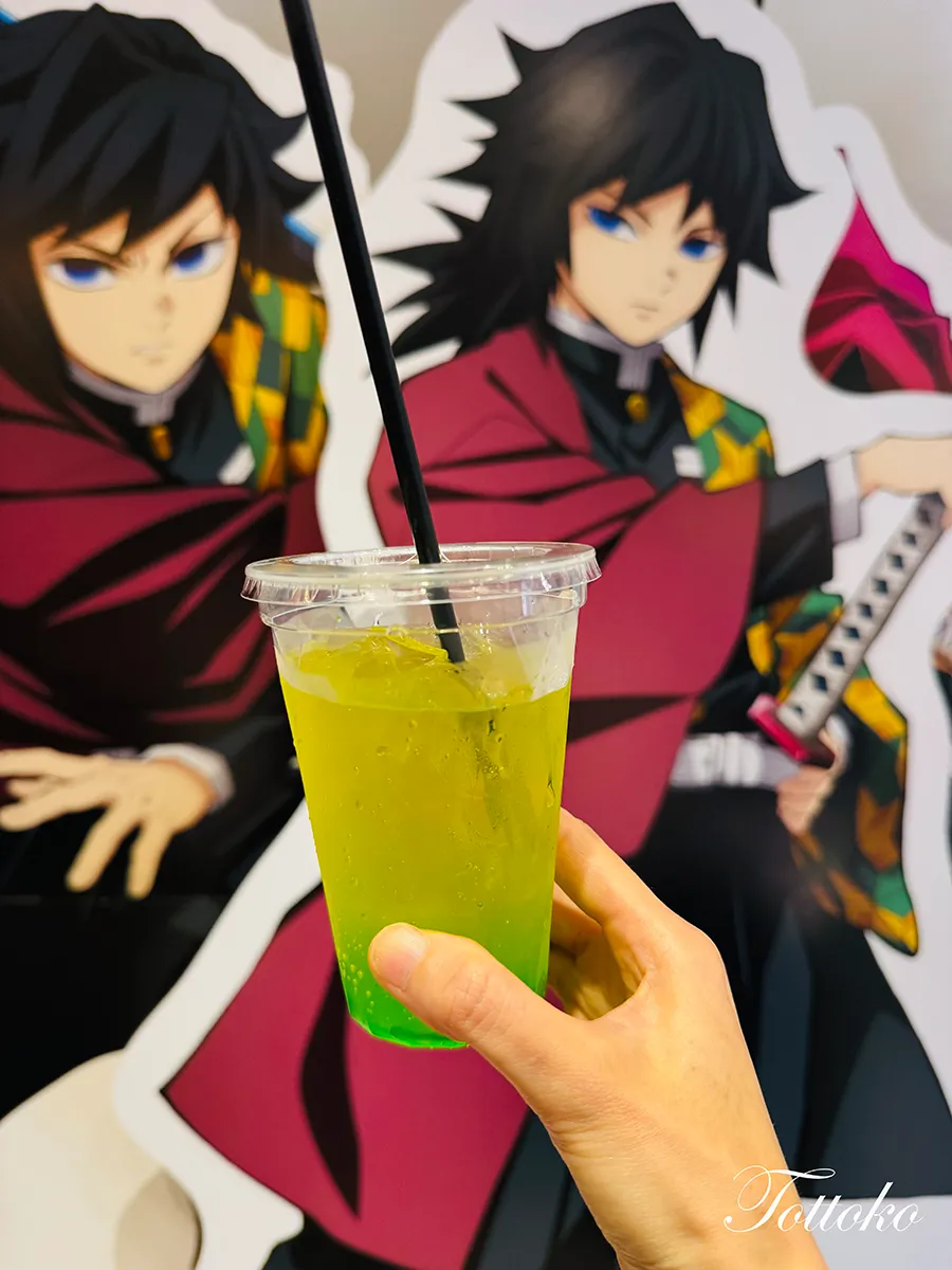 ufotablecafe鬼滅の刃再放送 立志編第三期飲食レポ炭治郎と善逸のドリンク