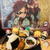 ufotablecafe鬼滅の刃再放送 立志編第三期飲食レポ。「炭治郎と善逸」出会いのおにぎり