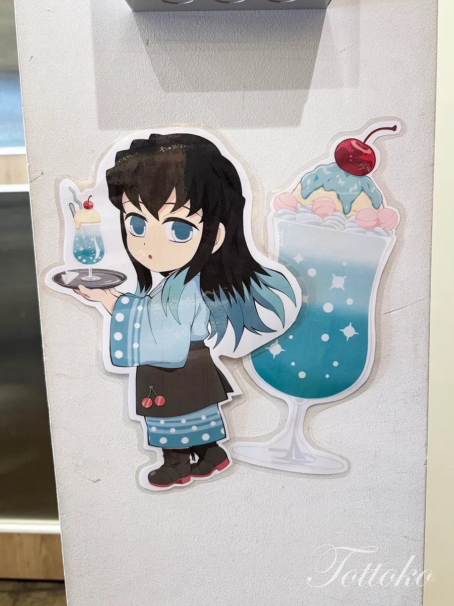 鬼滅の刃クリームソーダ―パーラー2026飲食レポ【推しクリームソーダは店舗別】