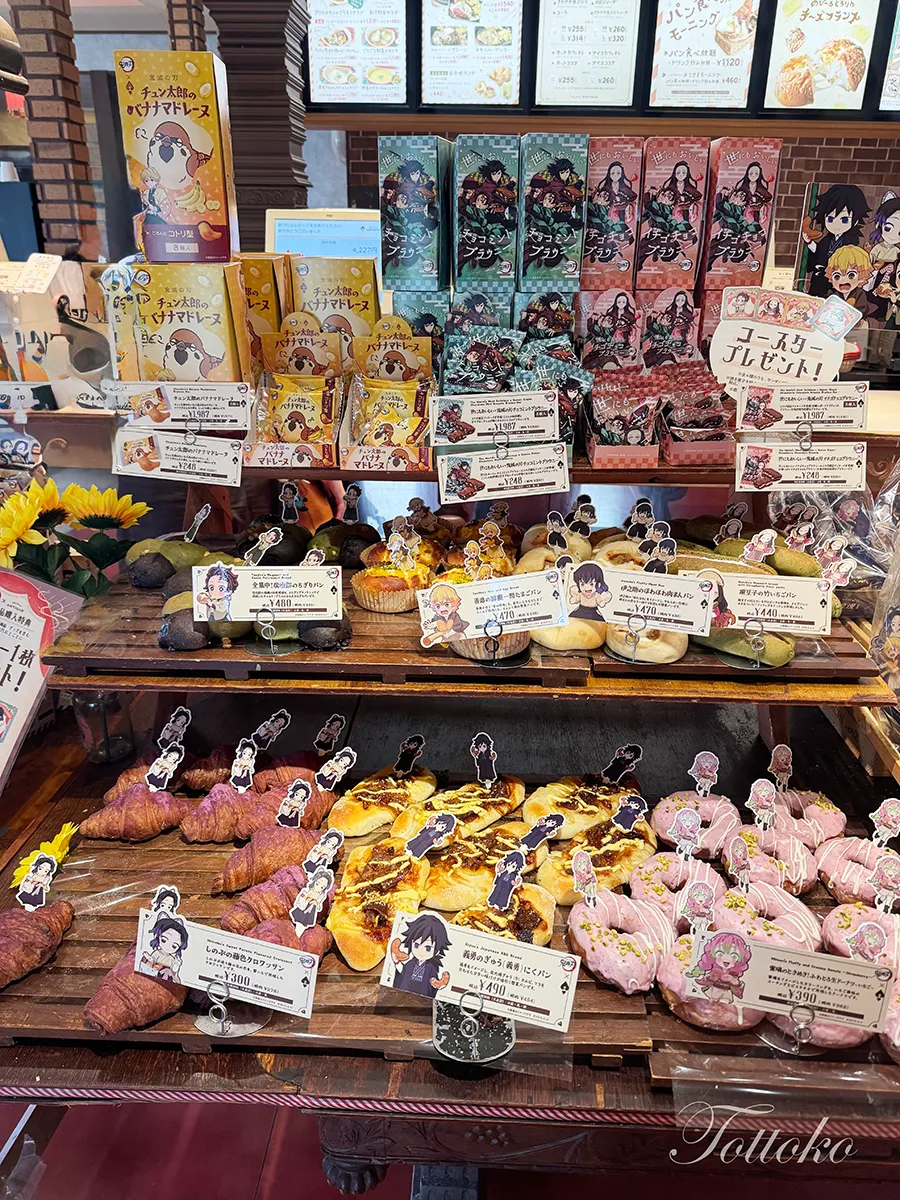 鬼滅の刃×アンティークコラボ初日レポ【グッズ・コラボパン・ノベルティも可愛いです】