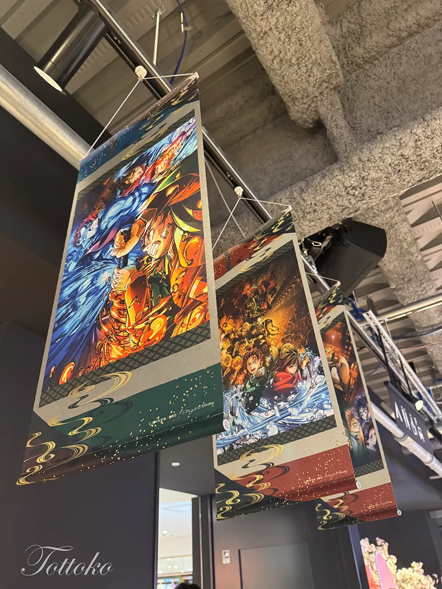 【遠征レポ】2026年7月1日～京都IP書店の鬼滅の刃新商品イベントに行ってきたよ！【アニプレオフィシャルストア】掛け軸風のタペストリー
