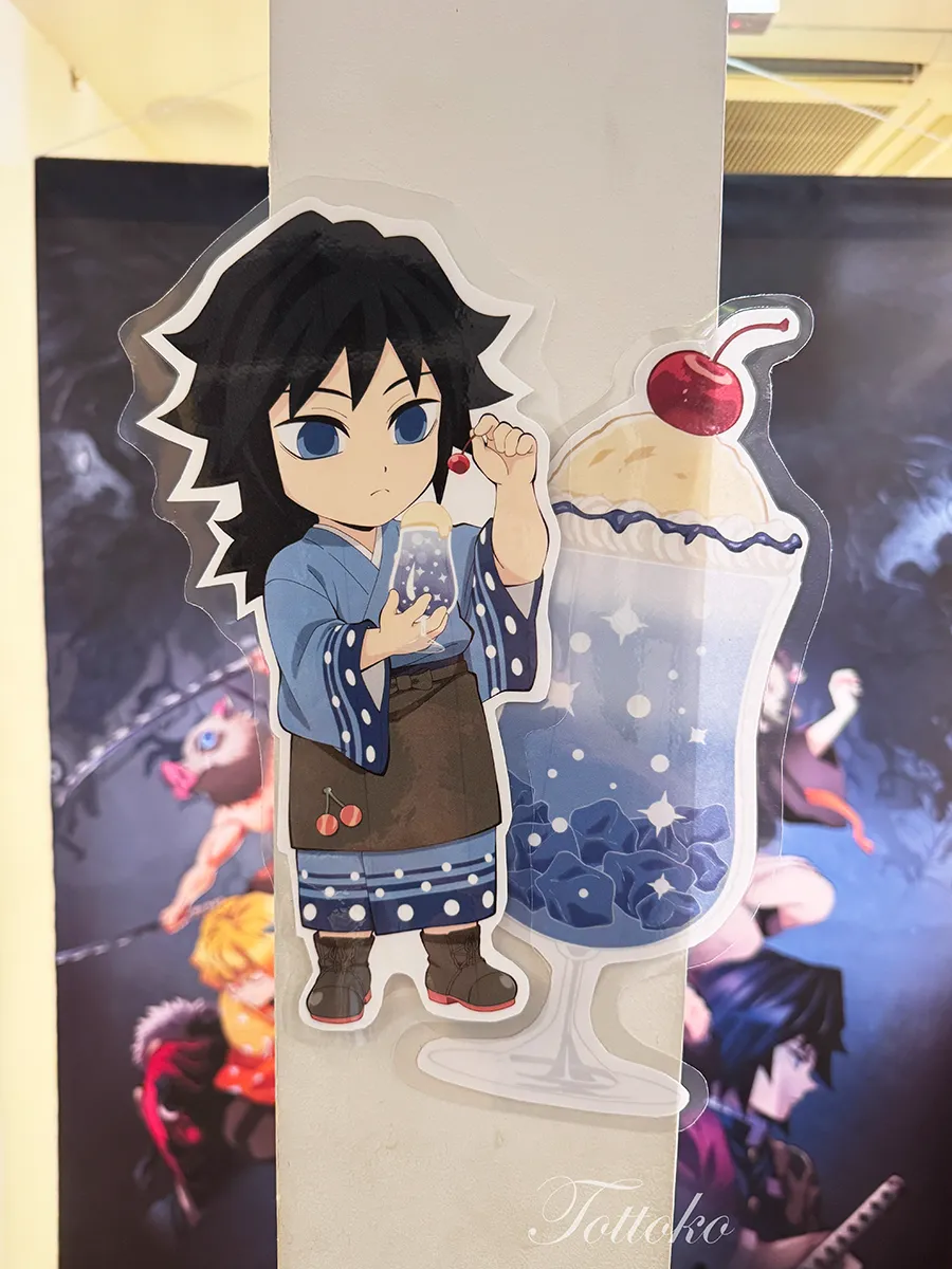 鬼滅の刃クリームソーダ―パーラー2026飲食レポ【推しクリームソーダは店舗別】冨岡義勇