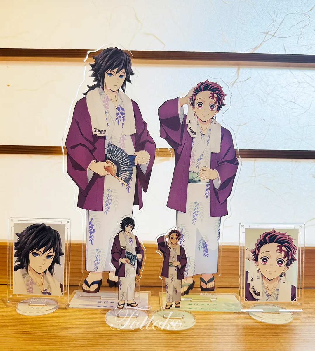 【ユネッサン×鬼滅の刃コラボ遠征初日レポ】コラボグッズのアクスタ