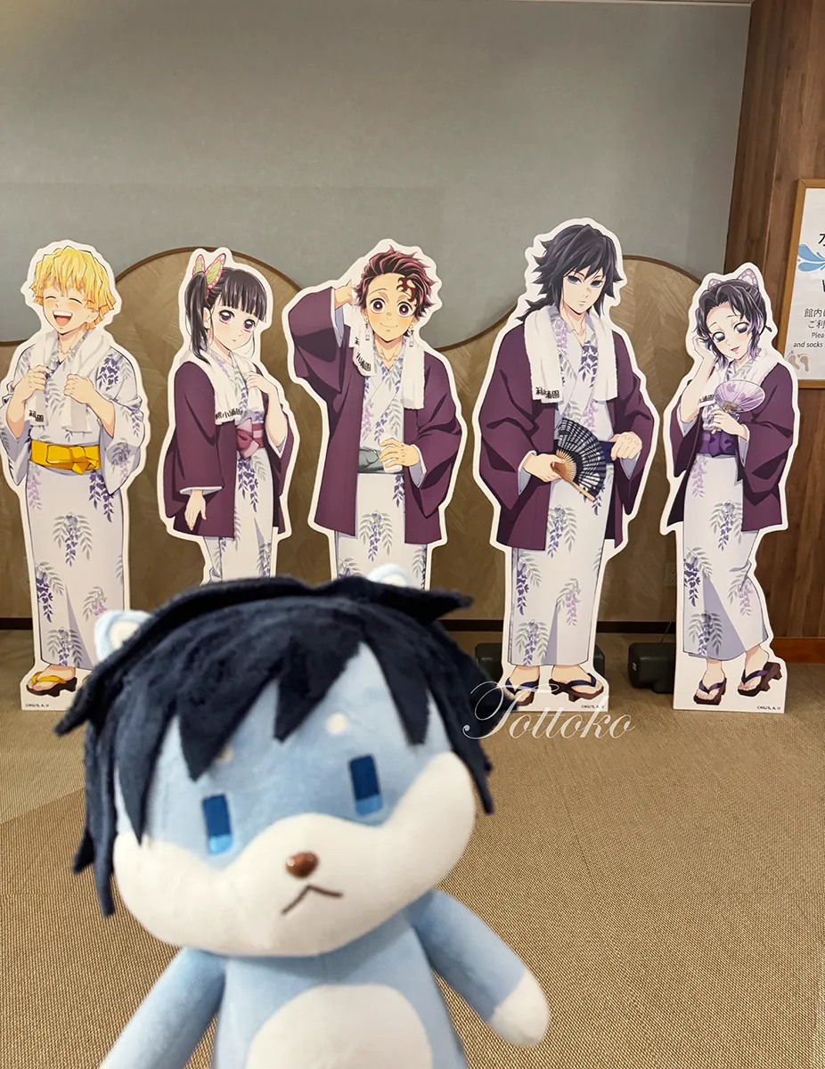 【ユネッサン×鬼滅の刃コラボ】キャラクターのスタンディに会える場所&撮りおろしボイスが聞ける場所