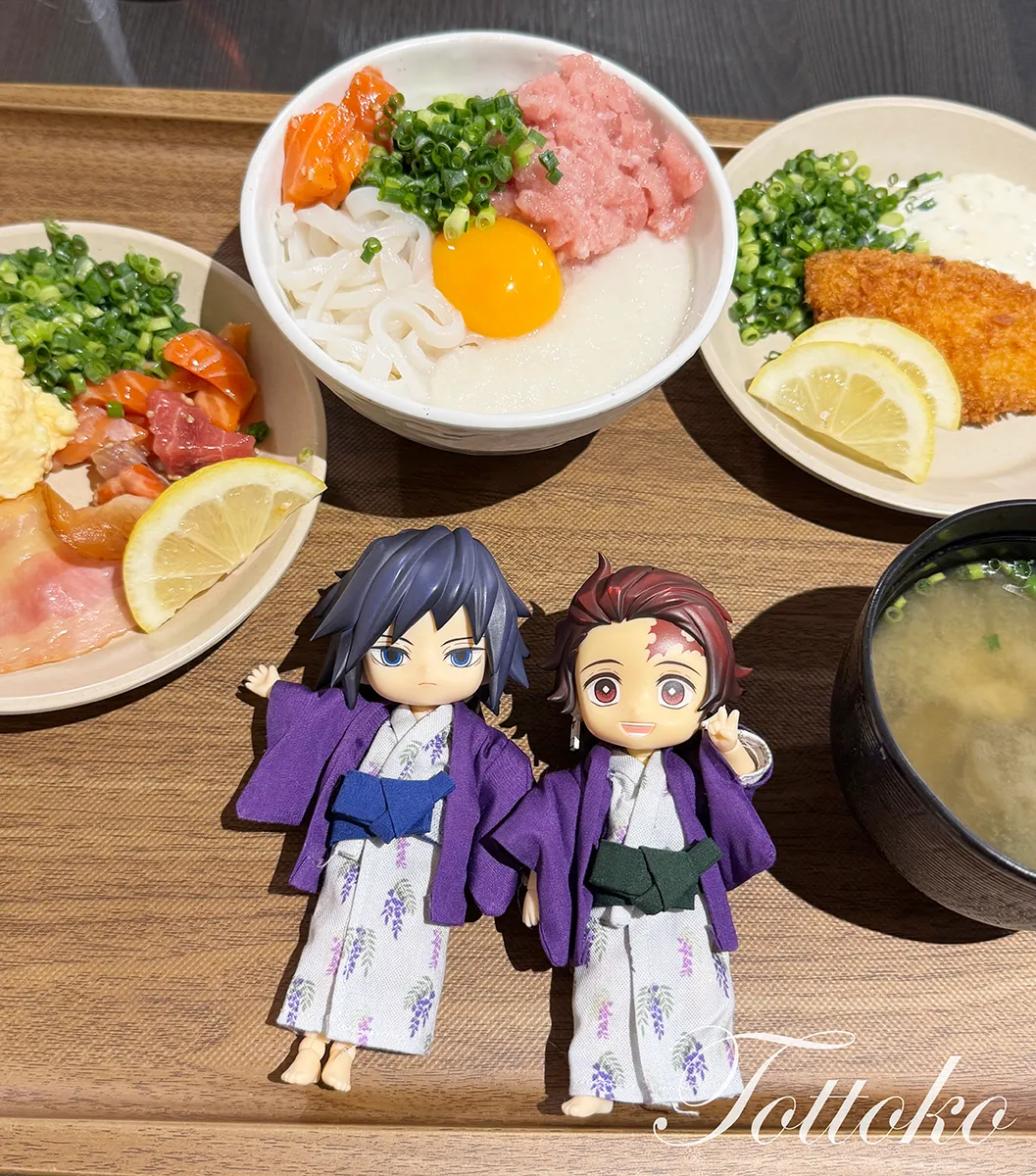 ユネッサン鬼滅の刃コラボ箱根ホテル小涌園の朝食
