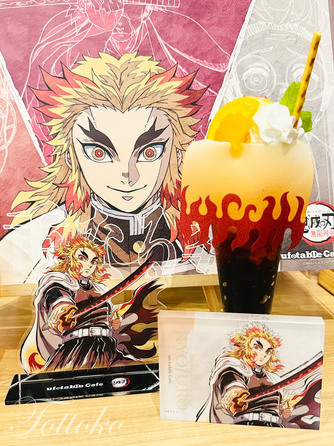 ufotablecafe無限列車編第一期 飲食レポ【牛鍋辨當や羽織パフェが美味でした】